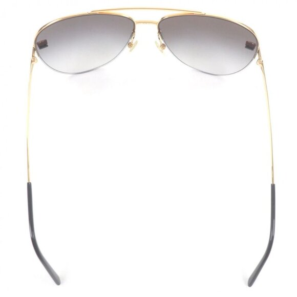 Cartier Panthere de Cartier Teardrop Aviator Sunglasses Gold Gray Lenses main image 3